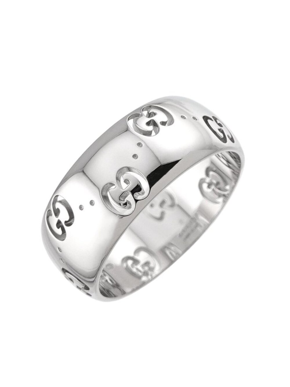 Gucci Icon Ring 18k White Gold